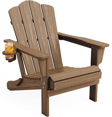 Kingyes Folding Adirondack Chair: $84.99 Kingyes Folding Adirondack Chair: $84.99