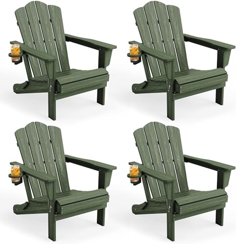 Kingyes Folding Adirondack Chair 4-Pack: $316.17 Kingyes Folding Adirondack Chair 4-Pack: $316.17