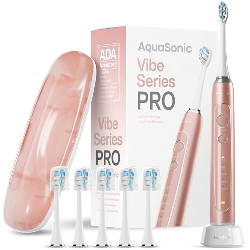 Aquasonic Vibe Series Pro Electric Toothbrush 6-Pack: $49.95 Aquasonic Vibe Series Pro Electric Toothbrush 6-Pack: $49.95