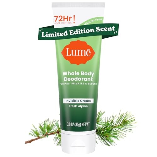 Lume Whole Body Deodorant Cream 3-oz. Tube: $16.99 Lume Whole Body Deodorant Cream 3-oz. Tube: $16.99