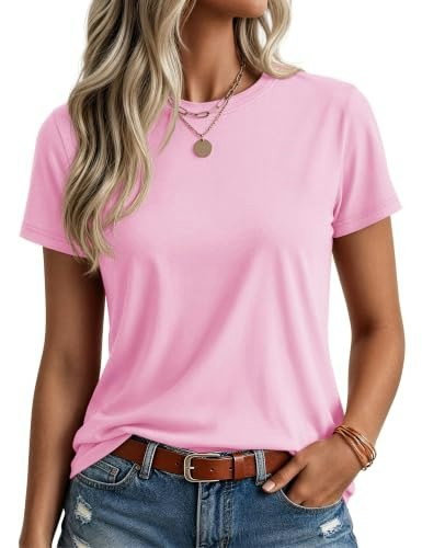 Yucolen Women's Cotton Short Sleeve T-Shirt: $9.96 Yucolen Women's Cotton Short Sleeve T-Shirt: $9.96