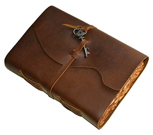Leather Village 10x7-Inch Leather Journal with Key Lock: $31.99 Leather Village 10x7-Inch Leather Journal with Key Lock: $31.99