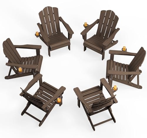 Kingyes Folding Adirondack Chair 6-Pack: $492.14 Kingyes Folding Adirondack Chair 6-Pack: $492.14