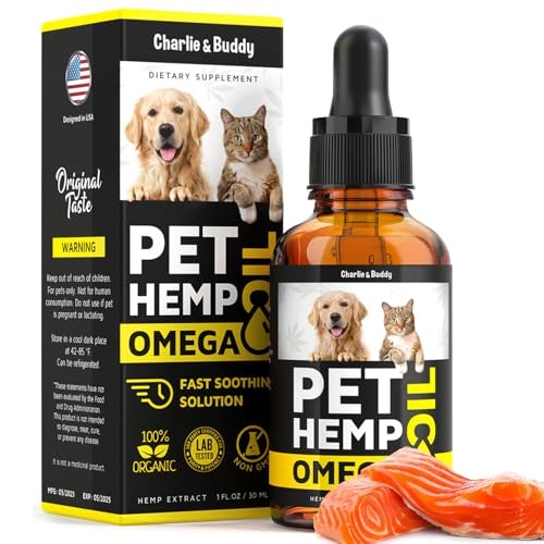 Hemp and Salmon Oil Supplement for Dogs and Cats: $13.59 Hemp and Salmon Oil Supplement for Dogs and Cats: $13.59
