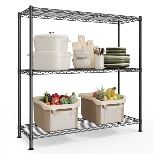 Songmics 3-Tier Bathroom Storage Shelf: $36.99 Songmics 3-Tier Bathroom Storage Shelf: $36.99