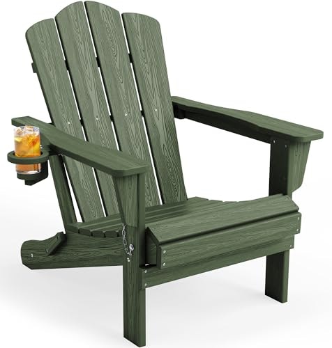 Kingyes Folding Adirondack Chair: $80.74 Kingyes Folding Adirondack Chair: $80.74