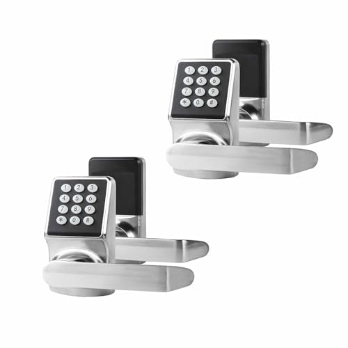 Keyless Entry Door Lock with Handle 2-Pack: $76.50