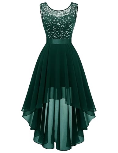 Floral Lace Sequin High-Low Cocktail Dress: $38.07 Floral Lace Sequin High-Low Cocktail Dress: $38.07