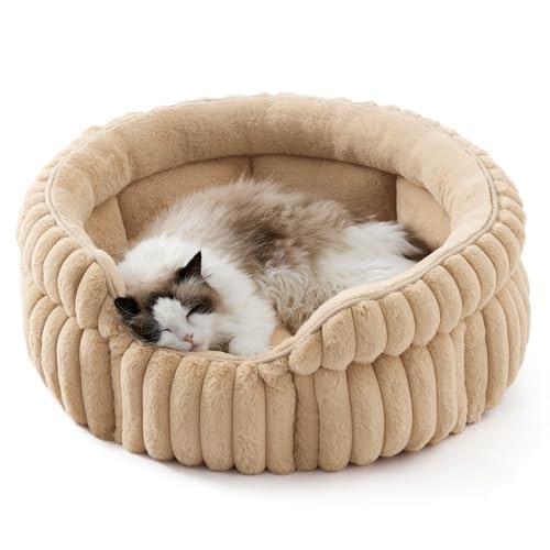 Bedsure 23-inch Round Fleece Cat and Puppy Bed: $35.17 Bedsure 23-inch Round Fleece Cat and Puppy Bed: $35.17