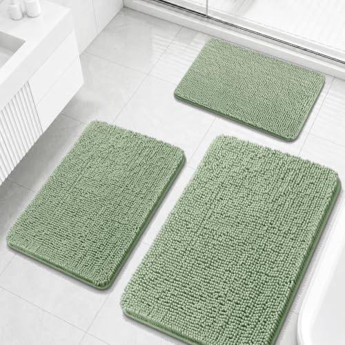 Olanly 3-Piece Bathroom Rug Set: $49.29 Olanly 3-Piece Bathroom Rug Set: $49.29