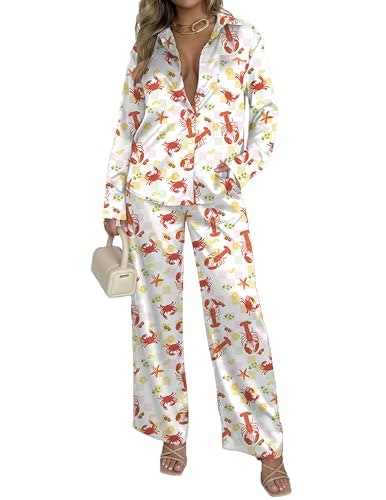 Ekouaer Women's Satin Pajama Set: $17.98 Ekouaer Women's Satin Pajama Set: $17.98