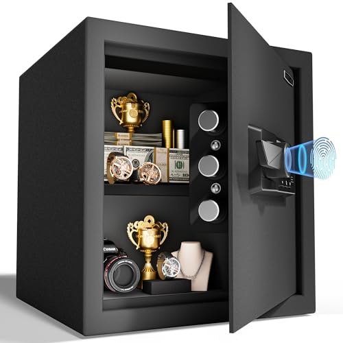 Mutak 1.7 Cubic Foot Biometric Safe Box: $69.69 Mutak 1.7 Cubic Foot Biometric Safe Box: $69.69