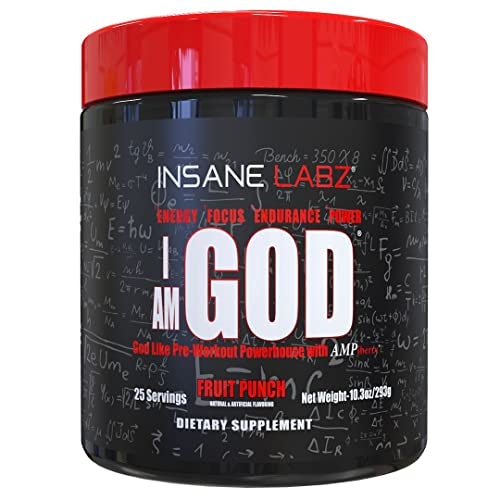 Insane Labz I Am God Pre-Workout Powder 25-Servings: $24.90