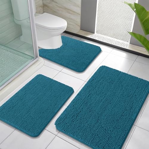 Olanly 3-Piece Bathroom Rug Set: $42.49 Olanly 3-Piece Bathroom Rug Set: $42.49