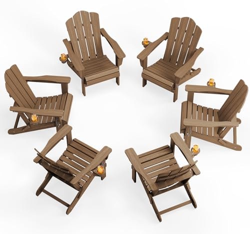 Kingyes Folding Adirondack Chair 6-Pack: $492.14 Kingyes Folding Adirondack Chair 6-Pack: $492.14