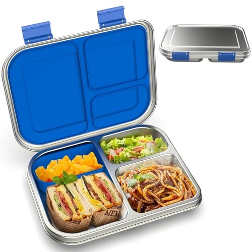 Bosedsang Stainless Steel 3-Compartment Bento Lunch Box: $39.09 Bosedsang Stainless Steel 3-Compartment Bento Lunch Box: $39.09