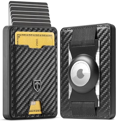 Travando Swype Slim RFID Blocking Wallet with AirTag Pocket: $24.42