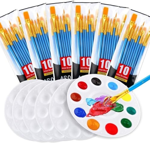 Aroic Paint Brush and Palette Set 6-Pack: $11.04 Aroic Paint Brush and Palette Set 6-Pack: $11.04