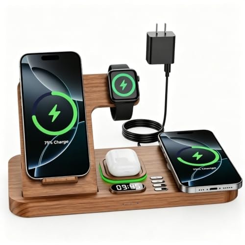Dual Phone Foldable Wireless Charging Station: $37.99 Dual Phone Foldable Wireless Charging Station: $37.99
