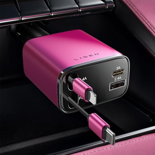Lisen 84W Retractable USB-C Car Charger: $33.99 Lisen 84W Retractable USB-C Car Charger: $33.99