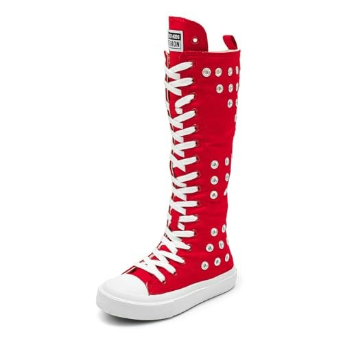 Opoee Children's High Top Canvas Sneakers: $14.99 Opoee Children's High Top Canvas Sneakers: $14.99