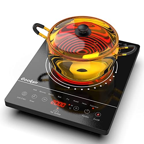 Cooksir 1,800W Single Burner Electric Cooktop: $45.88 Cooksir 1,800W Single Burner Electric Cooktop: $45.88
