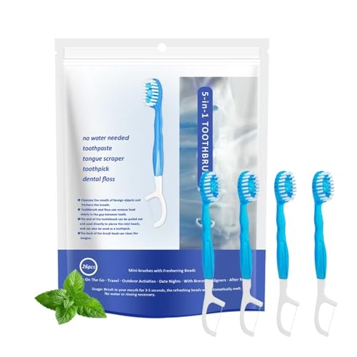 Malisseladi 5-in-1 Disposable Travel Toothbrush Set 26-Pack: $7.90 Malisseladi 5-in-1 Disposable Travel Toothbrush Set 26-Pack: $7.90