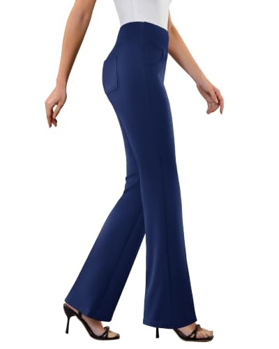 Dlooda Women's Stretchy Flare Dress Pants: $19.98 Dlooda Women's Stretchy Flare Dress Pants: $19.98