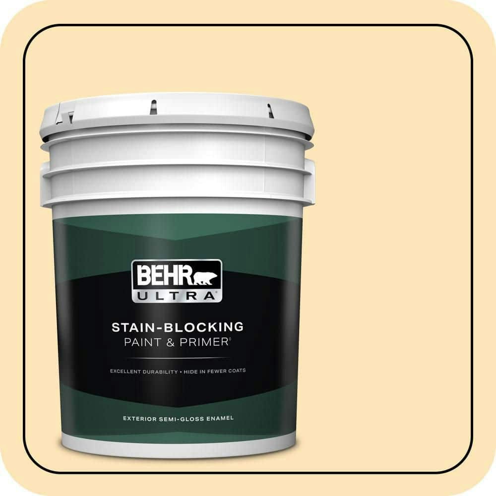#300A-2 Whisper Yellow 5-Gallon Semi-Gloss Exterior Paint and Primer: $293 #300A-2 Whisper Yellow 5-Gallon Semi-Gloss Exterior Paint and Primer: $293