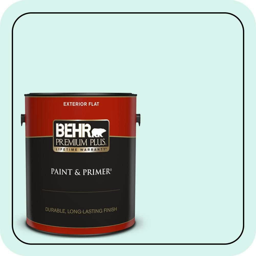 Behr Minted Ice Flat Exterior Paint & Primer 1-Gallon: $47.98 Behr Minted Ice Flat Exterior Paint & Primer 1-Gallon: $47.98