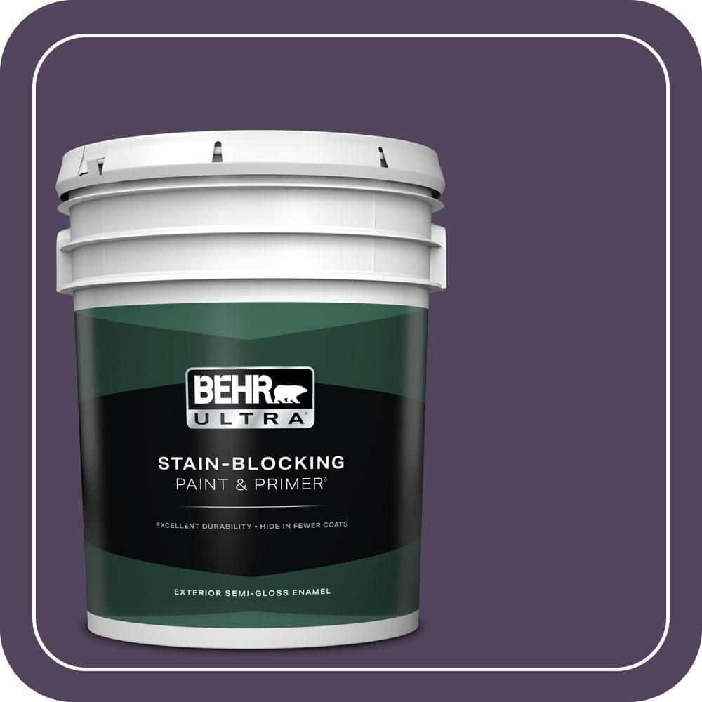 Plum Semi-Gloss Exterior Paint and Primer 5-Gallon: $293 Plum Semi-Gloss Exterior Paint and Primer 5-Gallon: $293