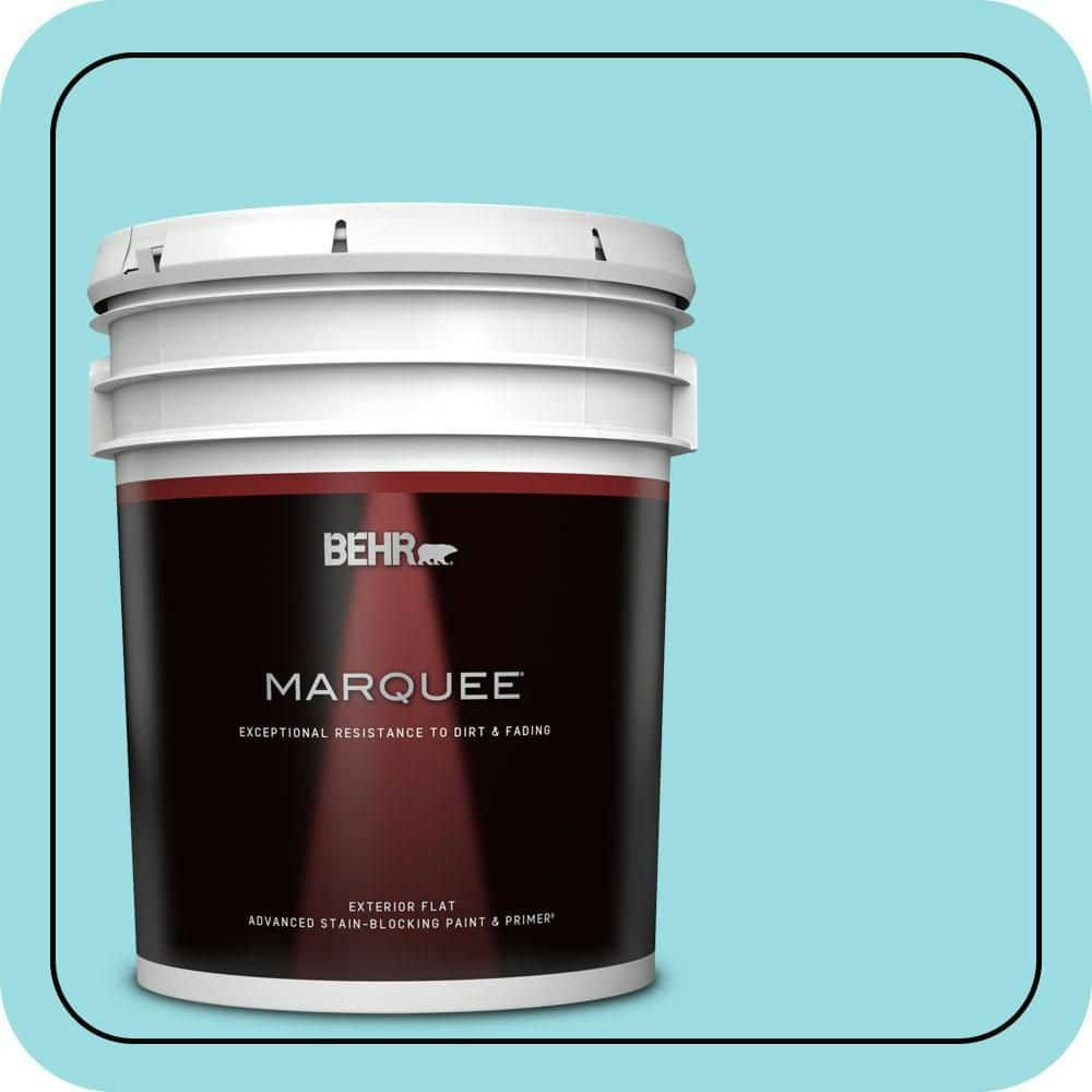 Behr Serene Thought 5-Gallon Flat Exterior Paint and Primer: $315 Behr Serene Thought 5-Gallon Flat Exterior Paint and Primer: $315