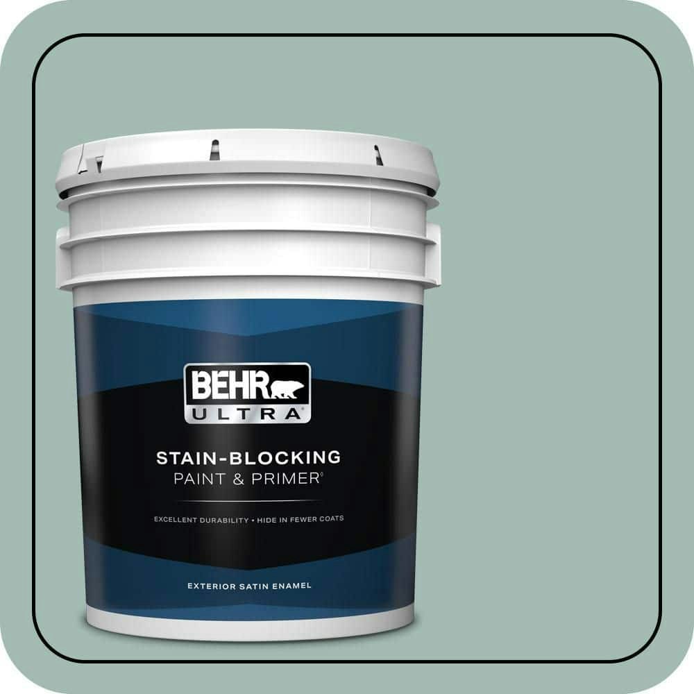 Behr Garden Twilight Satin Enamel Exterior Paint and Primer 5-Gallon: $283 Behr Garden Twilight Satin Enamel Exterior Paint and Primer 5-Gallon: $283