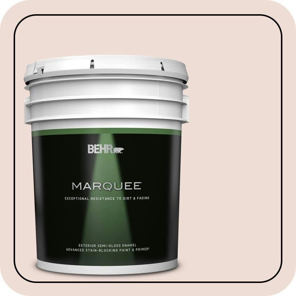 Shabby Chic Pink 5-Gallon Exterior Semi-Gloss Enamel Paint and Primer: $335