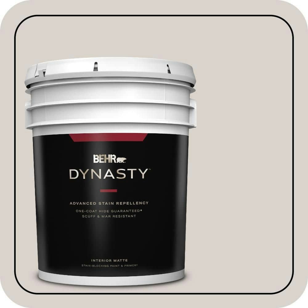 Behr Smoked Oyster Interior Stain-Blocking Paint and Primer 5-Gallon: $289