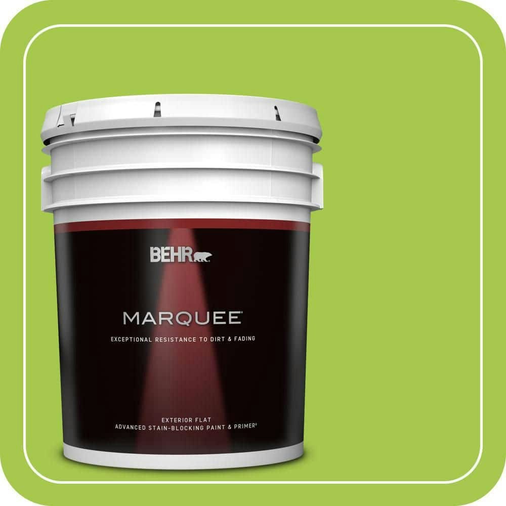 Behr Premium Plus 5-Gallon Sweet Midori Flat Exterior Paint and Primer: $315 Behr Premium Plus 5-Gallon Sweet Midori Flat Exterior Paint and Primer: $315