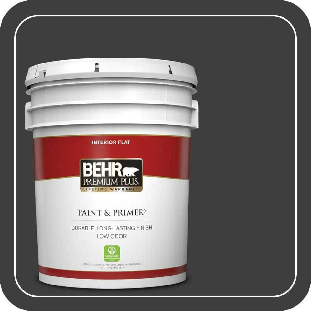 Behr 5-Gallon #N520-7 Carbon Flat Interior Paint and Primer: $154 Behr 5-Gallon #N520-7 Carbon Flat Interior Paint and Primer: $154