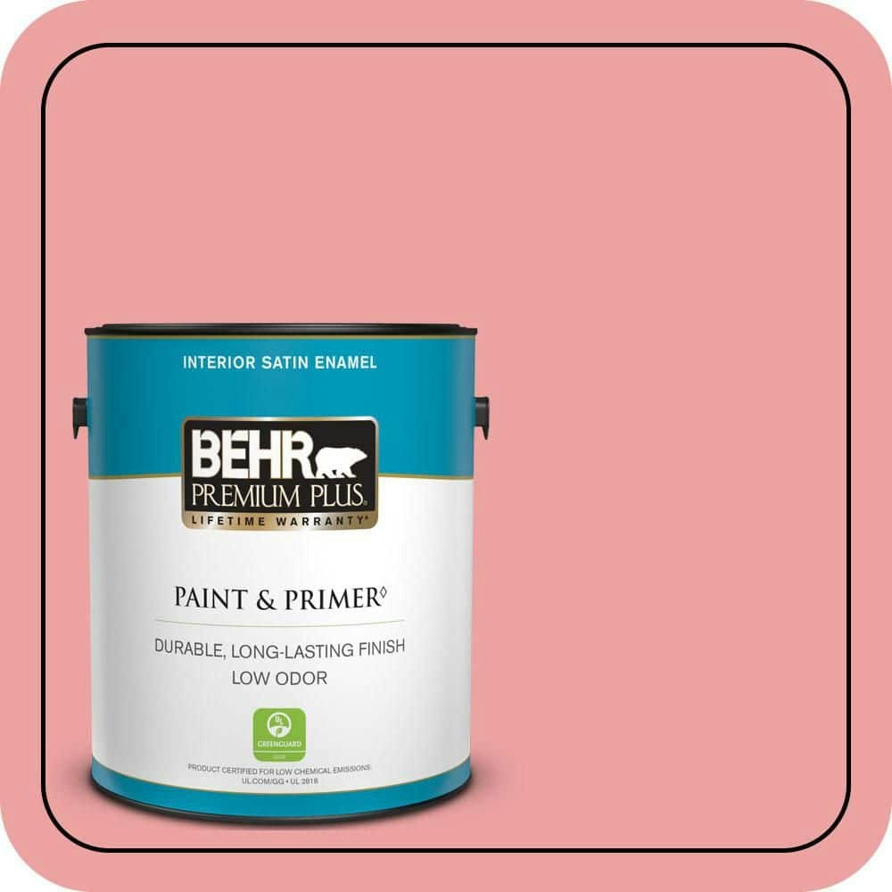 Behr Infatuation Satin Enamel 1-Gallon Interior Paint and Primer: $40.98 Behr Infatuation Satin Enamel 1-Gallon Interior Paint and Primer: $40.98