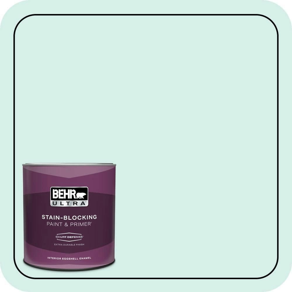 Behr Dew Pointe Extra Durable Eggshell Interior Paint and Primer 1-Quart Can: $22.98 Behr Dew Pointe Extra Durable Eggshell Interior Paint and Primer 1-Quart Can: $22.98