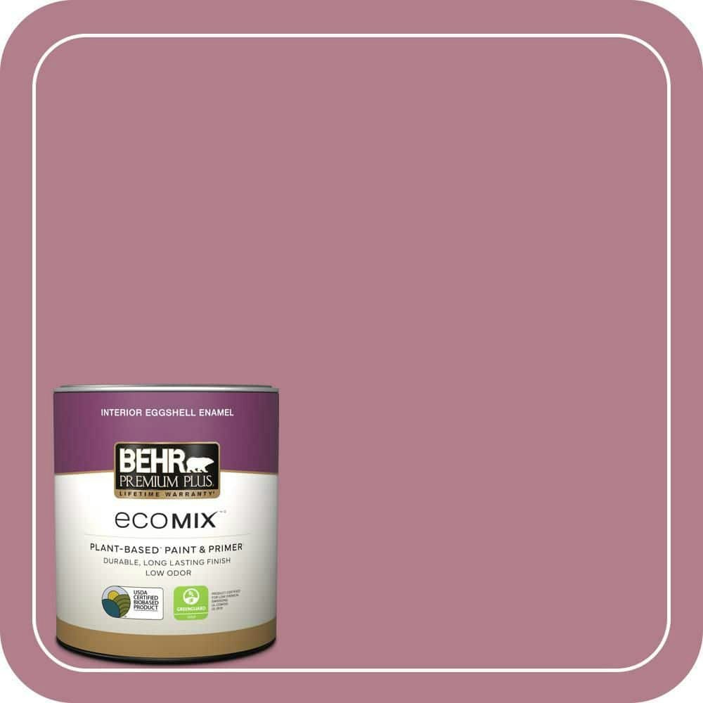 EcoMix #100D-4 Degas Pink Eggshell Interior Paint & Primer 1-Quart Can: $20.48 EcoMix #100D-4 Degas Pink Eggshell Interior Paint & Primer 1-Quart Can: $20.48