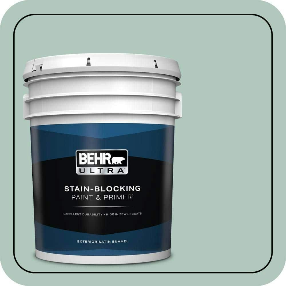 Behr Marina Isle Satin Enamel Exterior Paint and Primer 5-Gallon: $283 Behr Marina Isle Satin Enamel Exterior Paint and Primer 5-Gallon: $283