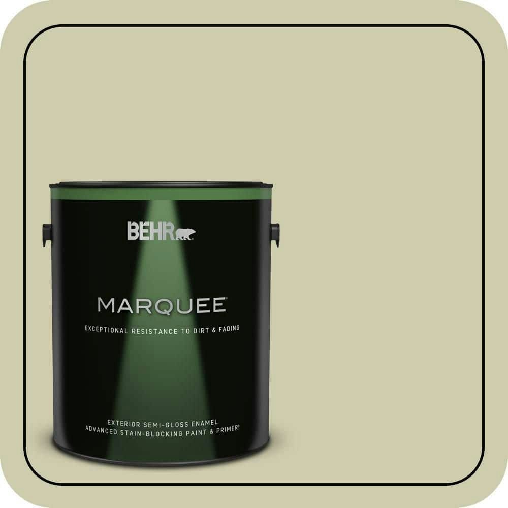 Behr Cilantro Cream Semi-Gloss Enamel Exterior Paint & Primer 1-Gallon: $71.98 Behr Cilantro Cream Semi-Gloss Enamel Exterior Paint & Primer 1-Gallon: $71.98