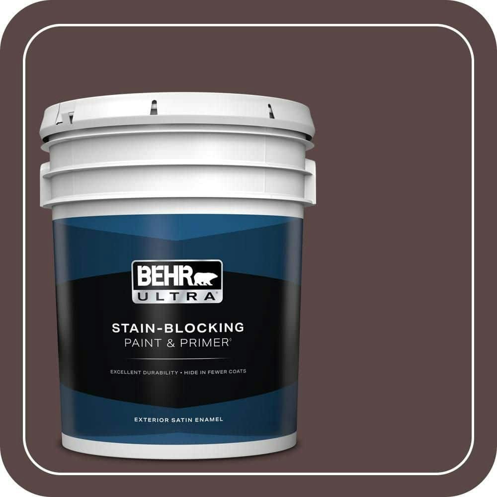 Behr Premium Plus 5-Gallon Wild Boysenberry Satin Exterior Paint and Primer: $283 Behr Premium Plus 5-Gallon Wild Boysenberry Satin Exterior Paint and Primer: $283