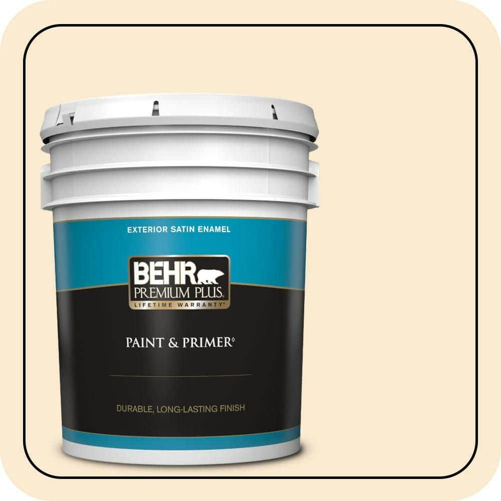 Behr Country Lane Satin Enamel Exterior Paint and Primer 5-Gallon: $225 Behr Country Lane Satin Enamel Exterior Paint and Primer 5-Gallon: $225