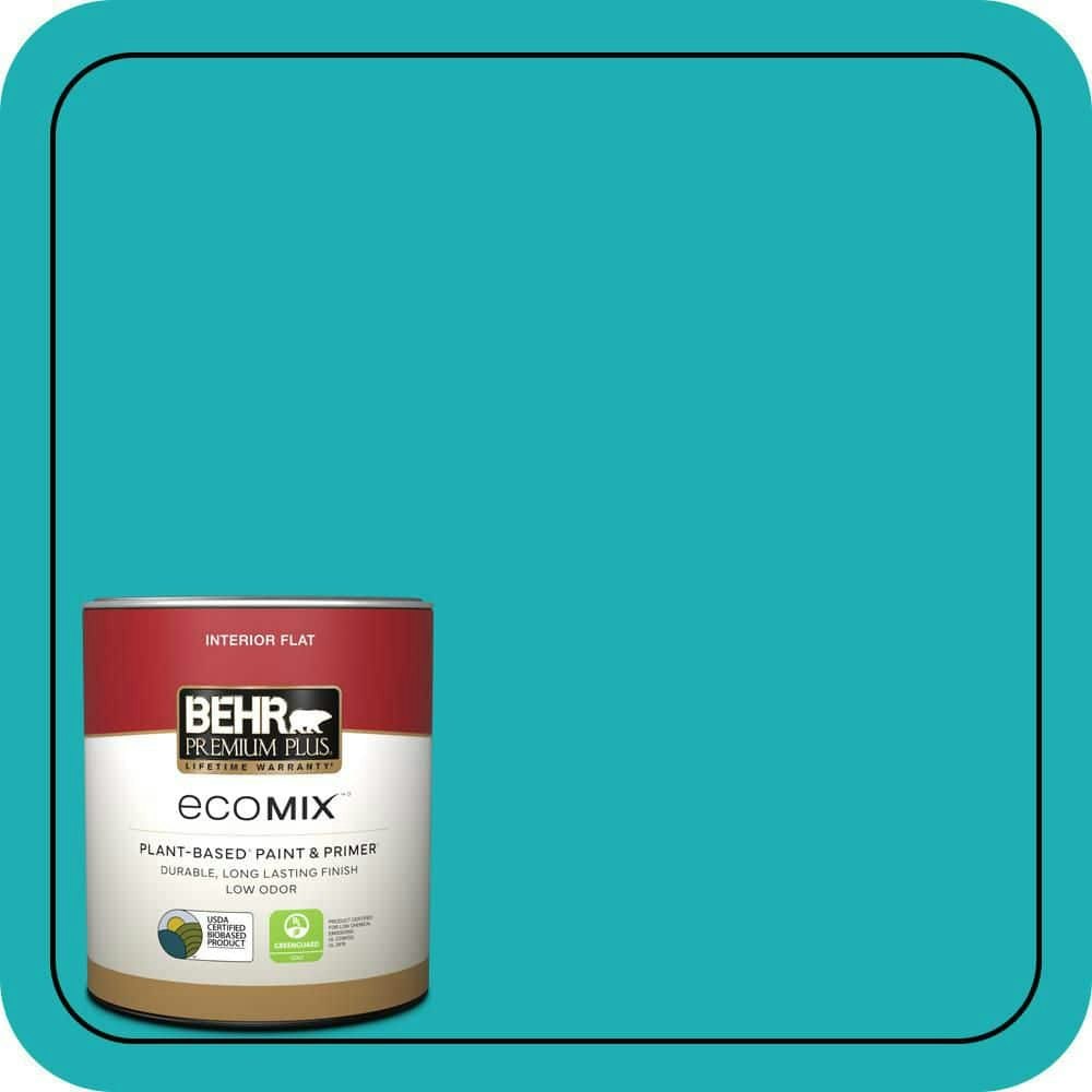 Mermaid Treasure 1-Quart Flat Plant-Based Interior Paint & Primer: $19.48 Mermaid Treasure 1-Quart Flat Plant-Based Interior Paint & Primer: $19.48
