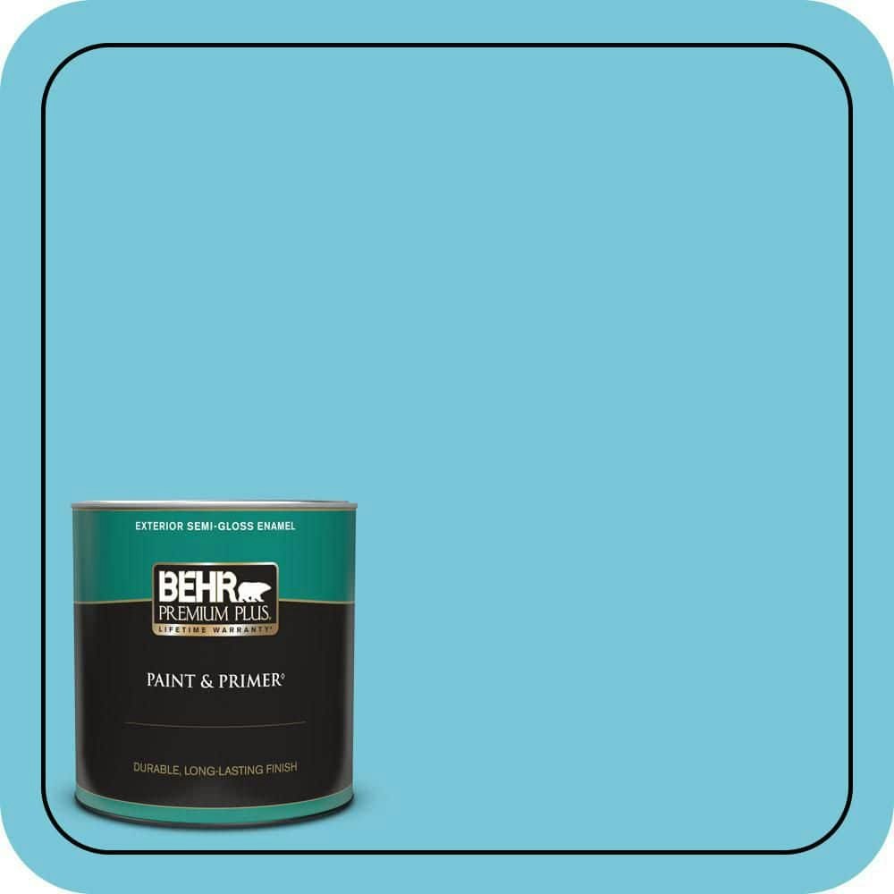 Behr 1-Quart Semi-Gloss Exterior Paint and Primer: $25.98 Behr 1-Quart Semi-Gloss Exterior Paint and Primer: $25.98
