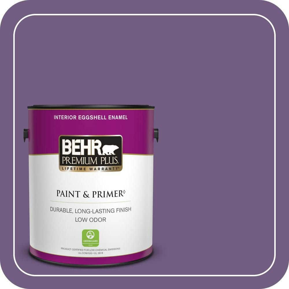Mystical Purple Eggshell Interior Enamel Paint and Primer 1-Gallon: $37.98 Mystical Purple Eggshell Interior Enamel Paint and Primer 1-Gallon: $37.98