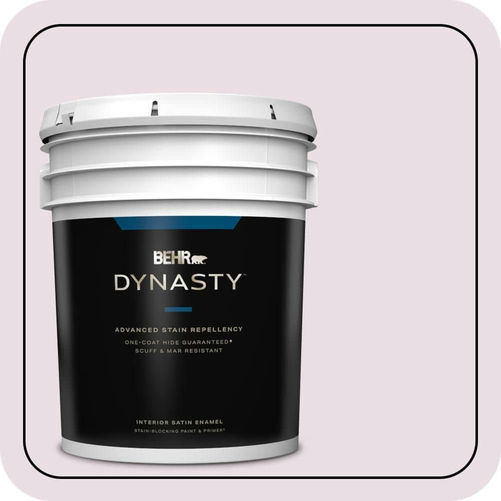 Behr Premium Plus 5-Gallon Satin Enamel Interior Paint and Primer: $317 Behr Premium Plus 5-Gallon Satin Enamel Interior Paint and Primer: $317