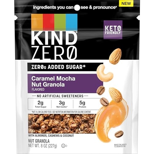 Kind Zero Added Sugar Caramel Mocha Nut Granola 5-Pack: $20.50 Kind Zero Added Sugar Caramel Mocha Nut Granola 5-Pack: $20.50