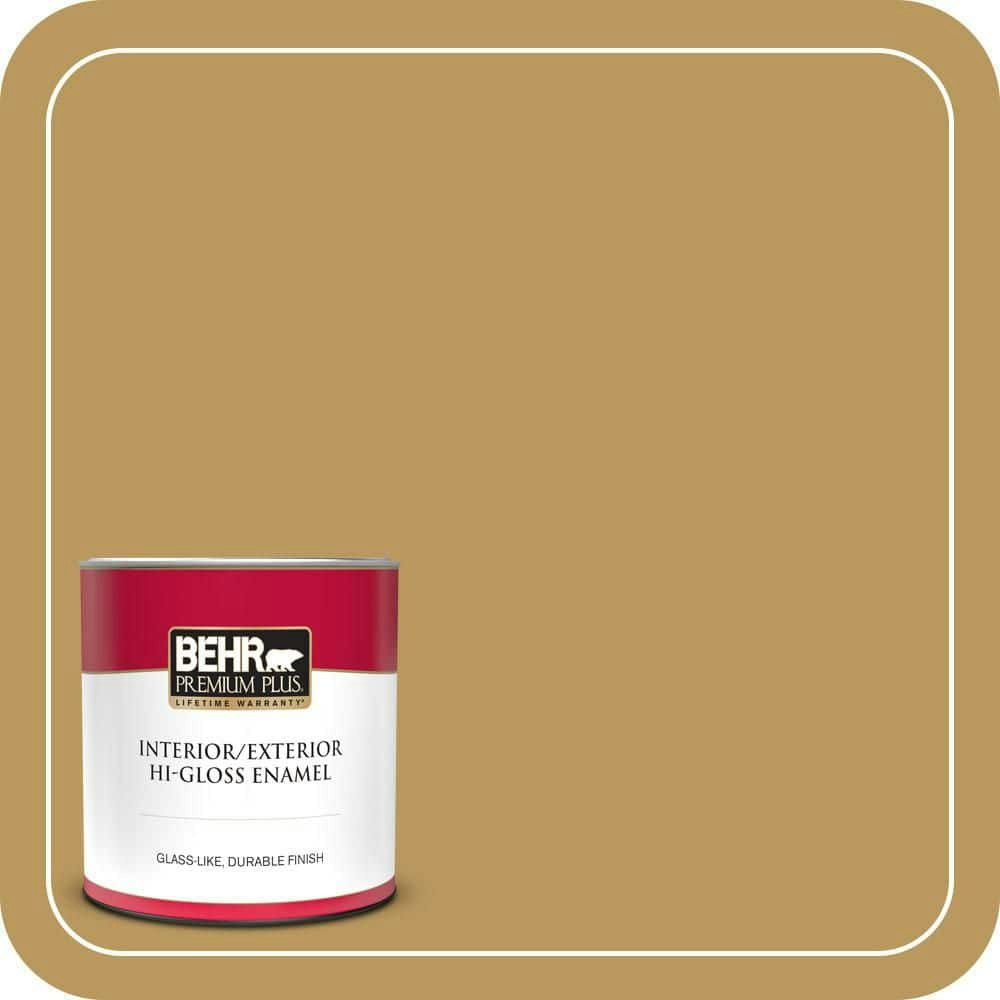Behr Hi-Gloss Enamel Paint and Primer 1-Quart: $21.48 Behr Hi-Gloss Enamel Paint and Primer 1-Quart: $21.48